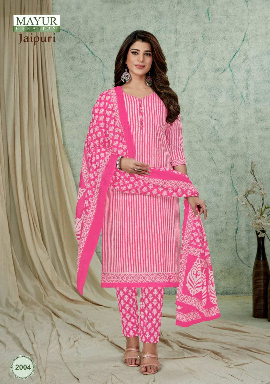 Mayur Jaipuri 2 Wholesale Cotton Printed Readymade Dress Catalog